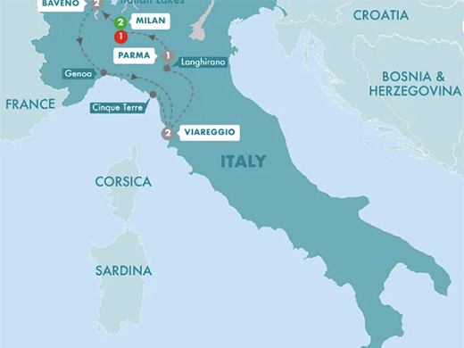 Northern Italy including Cinque Terre