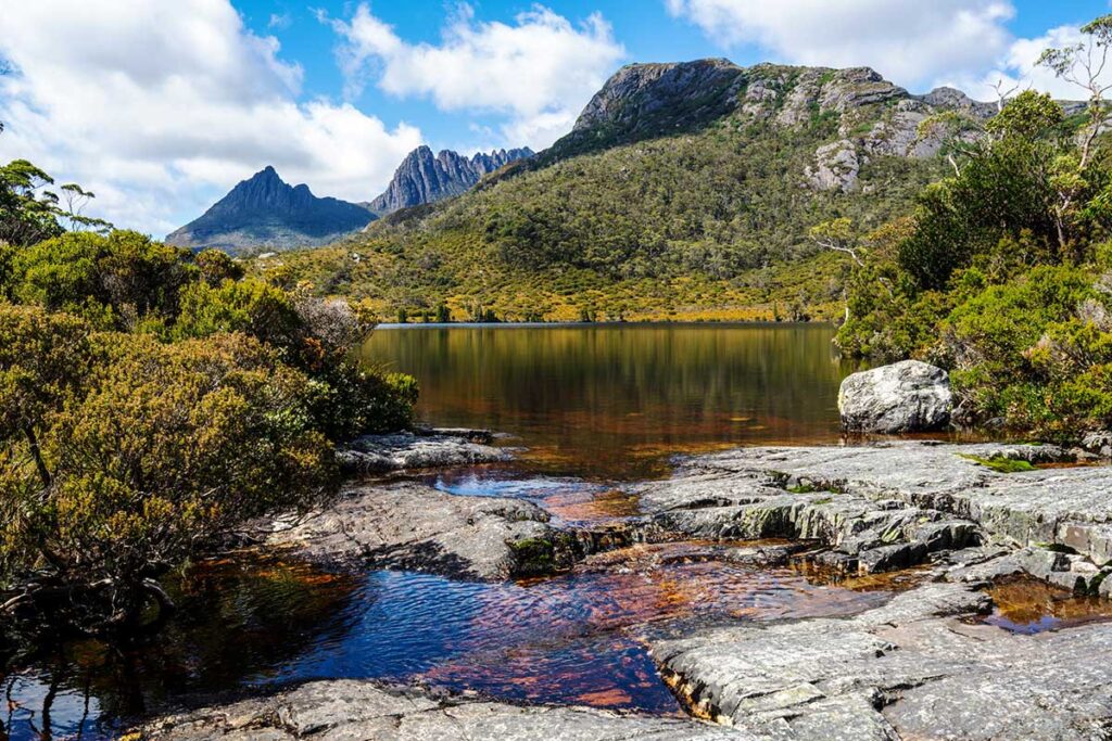 View on the Cradle Mountain